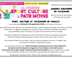 2016 09 06 wasselonne sport culture patrimoine
