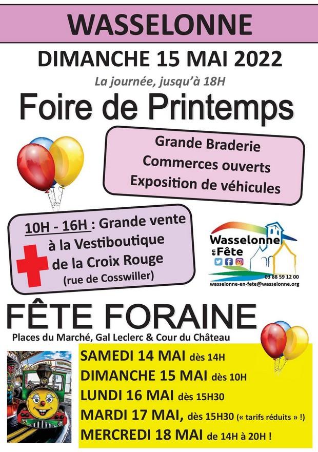 2022 05 15 foire de printemps a wasselonne