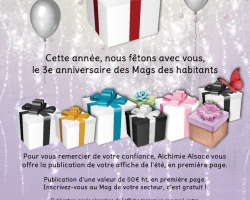 3e anniversaire des mags des habitants