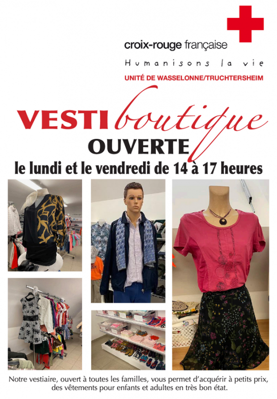 Vestiboutique croix rouge wasselonne